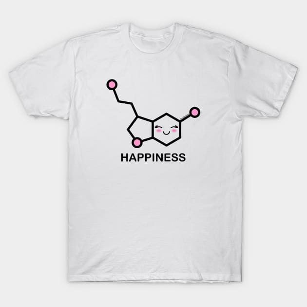 Happiness cute serotonine T-Shirt by Pendientera